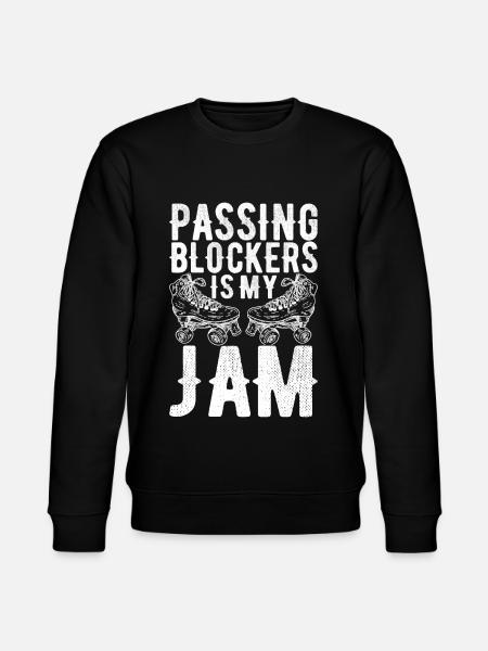 Roller derby - Stanley/Stella CHANGER Unisex Organic Sweatshirt - black