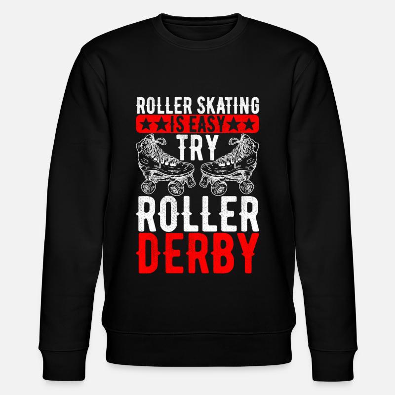 Roller derby - Stanley/Stella CHANGER Unisex Organic Sweatshirt - black