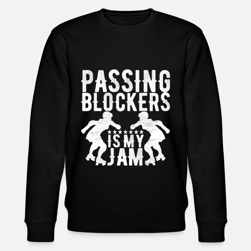 Roller derby - Stanley/Stella CHANGER Unisex Organic Sweatshirt - black