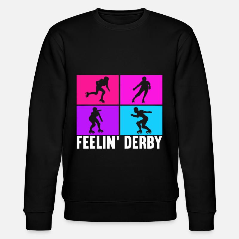 Roller derby - Stanley/Stella CHANGER Unisex Organic Sweatshirt - black