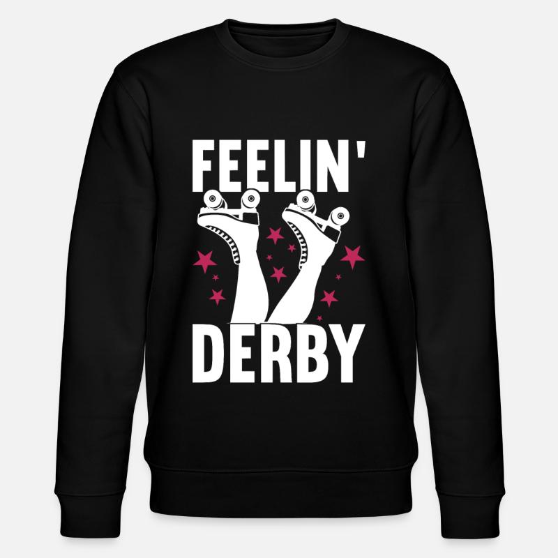Roller derby - Stanley/Stella CHANGER Unisex Organic Sweatshirt - black