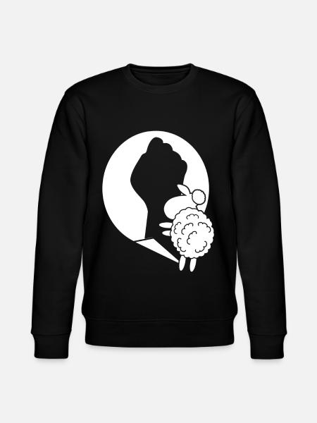 Sheep Fist Sheep - Stanley/Stella CHANGER Unisex Organic Sweatshirt - black