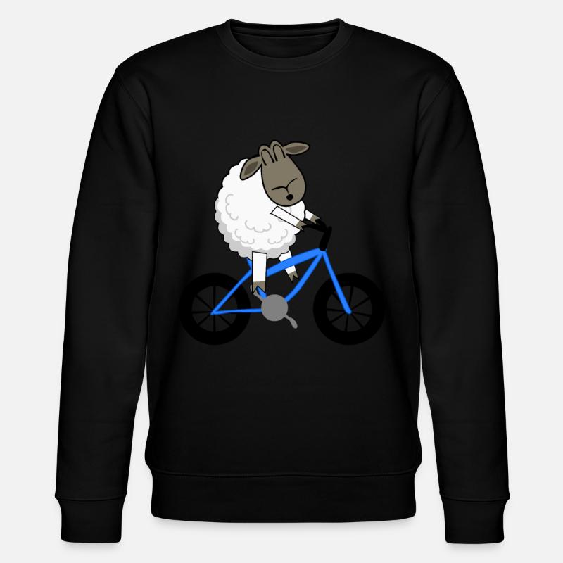 Moutons à vélo - Sweat bio CHANGER Stanley/Stella Unisexe - noir