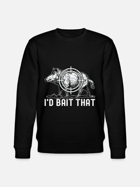 Jäger Wildschwein Jagen - Stanley/Stella Unisex Bio-Sweatshirt CHANGER - Schwarz
