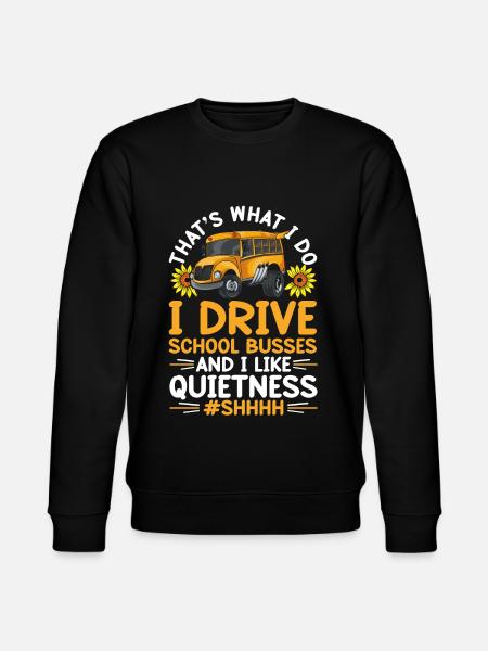 Schulbusfahrer Busfahrer Busbegleiter - Stanley/Stella Unisex Bio-Sweatshirt CHANGER  - Schwarz