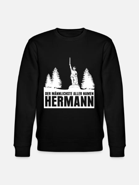 Hermannsdenkmal Witz Detmold Lippe - Stanley/Stella Unisex Bio-Sweatshirt CHANGER  - Schwarz