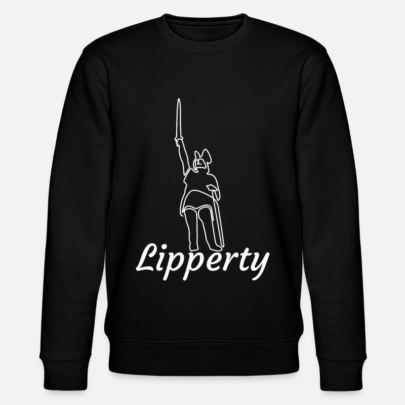Hermann Monument Lipperty - Stanley/Stella CHANGER Unisex Organic Sweatshirt - black