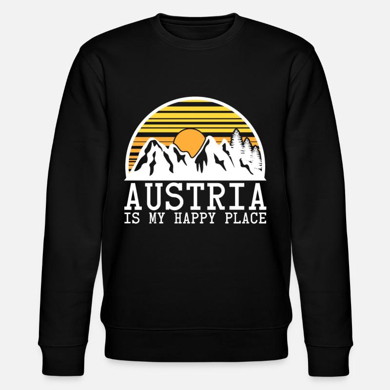 Austria - Stanley/Stella CHANGER Unisex Organic Sweatshirt - black