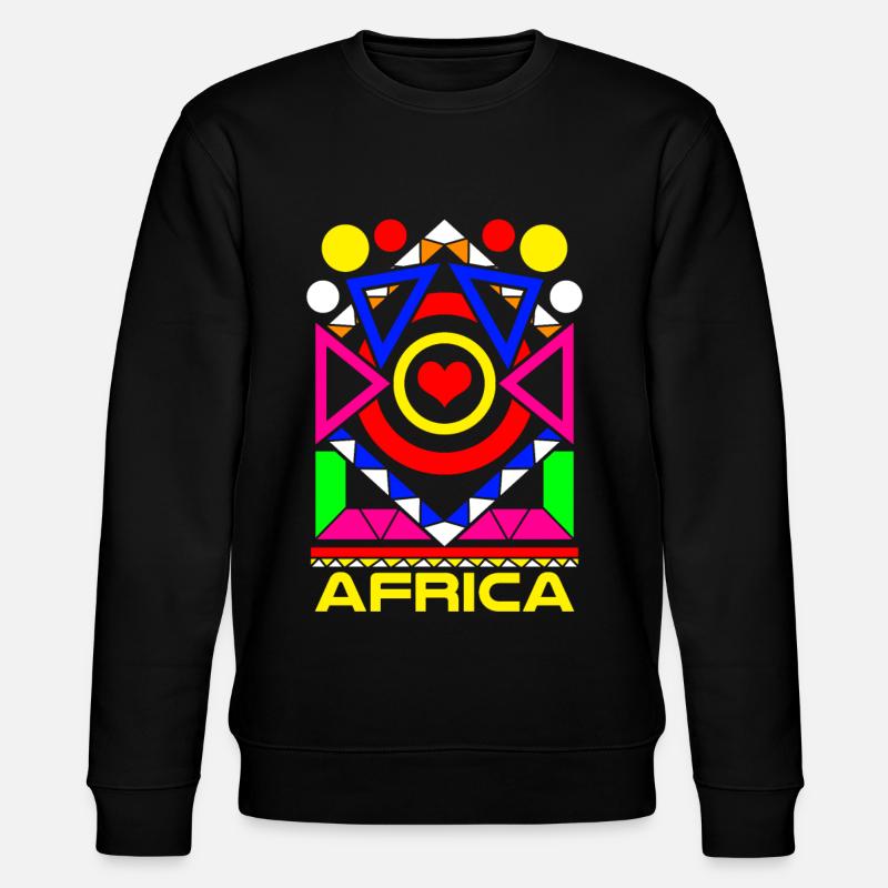 Afrique Coeur Africain - Sweat bio CHANGER Stanley/Stella Unisexe - noir