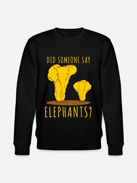 Éléphant Bébé éléphant éléphant - Sweat bio CHANGER Stanley/Stella Unisexe - noir