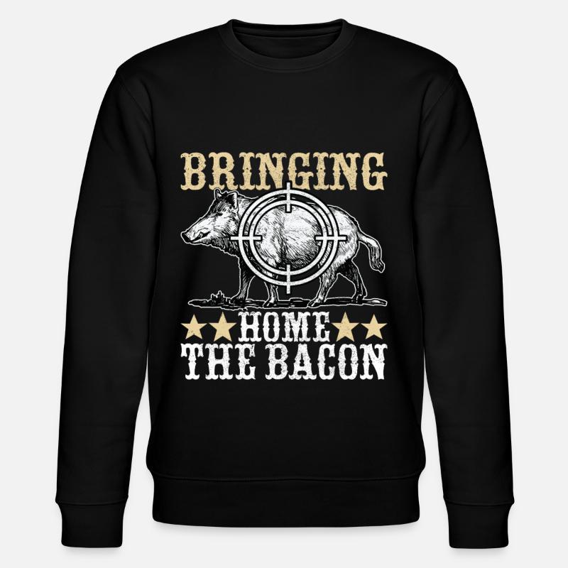Chasseur de sanglier - Sweat bio CHANGER Stanley/Stella Unisexe - noir