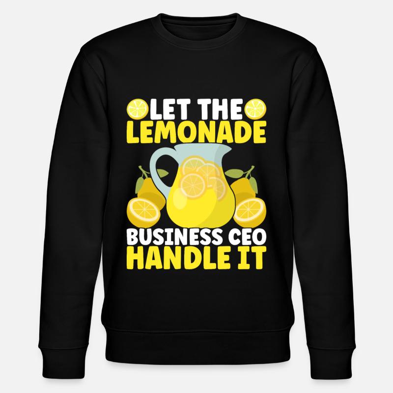 Lemonade Lemonade stand - Stanley/Stella CHANGER Unisex Organic Sweatshirt - black