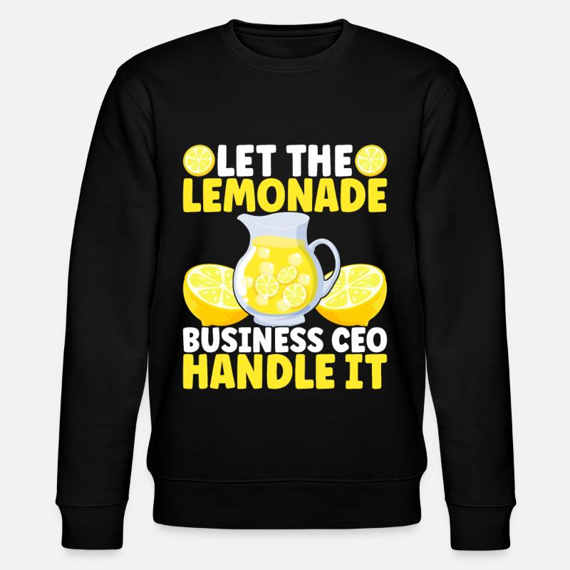 Lemonade Lemonade stand - Stanley/Stella CHANGER Unisex Organic Sweatshirt - black