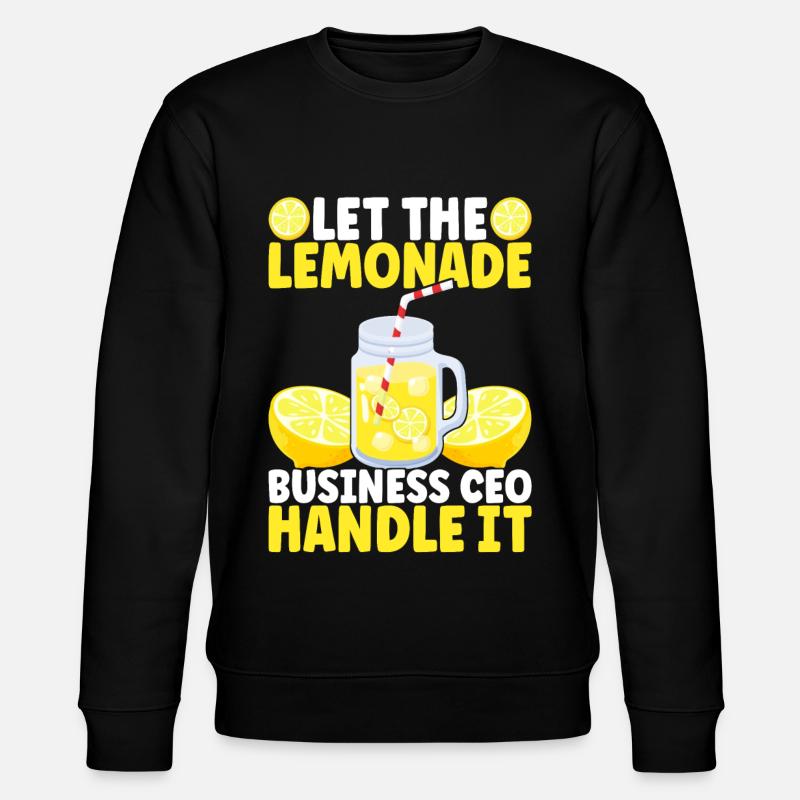 Stand de limonade Lemonade - Sweat bio CHANGER Stanley/Stella Unisexe - noir