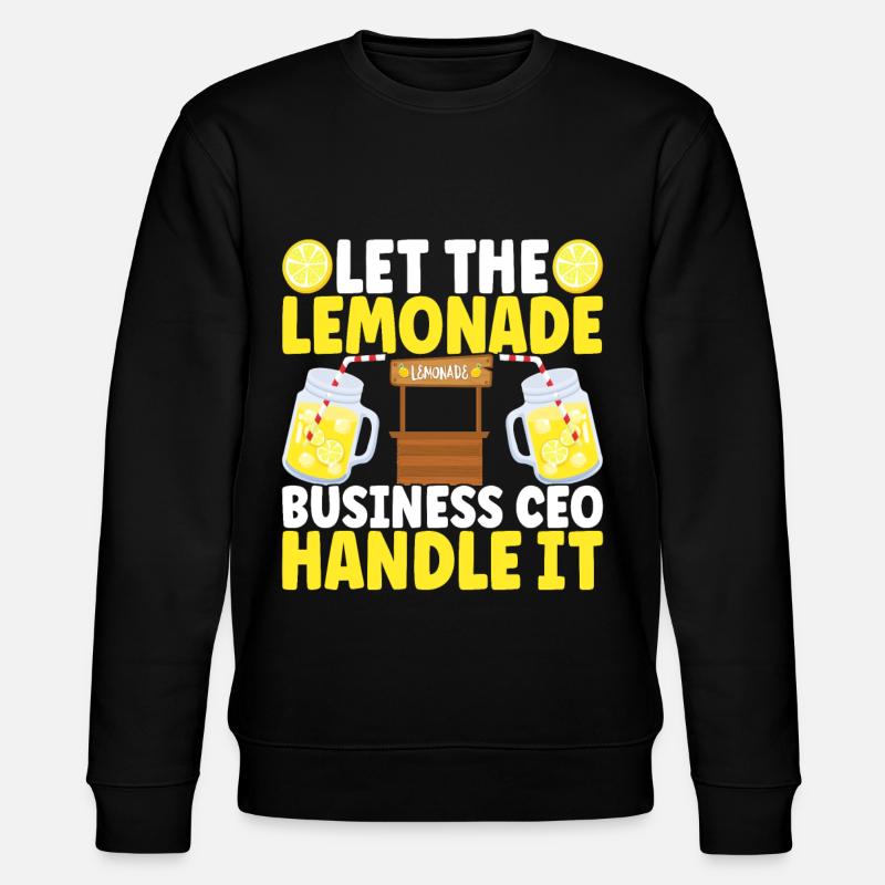 Stand de limonade Lemonade - Sweat bio CHANGER Stanley/Stella Unisexe - noir