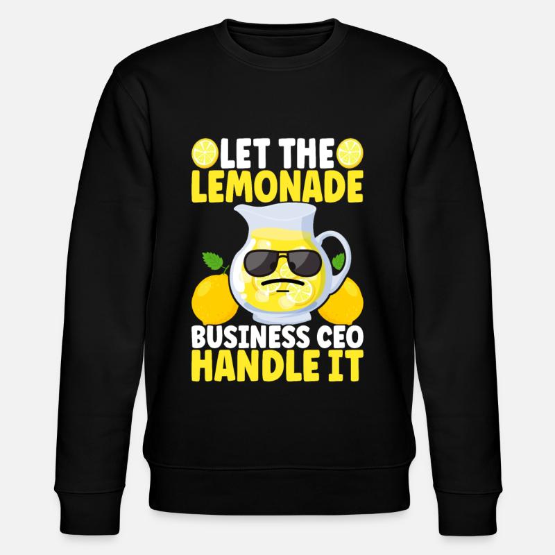 Stand de limonade Lemonade - Sweat bio CHANGER Stanley/Stella Unisexe - noir