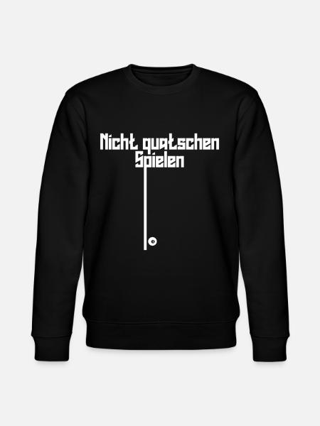 Poolbillard Billard Queue Snooker - Stanley/Stella Unisex Bio-Sweatshirt CHANGER - Schwarz