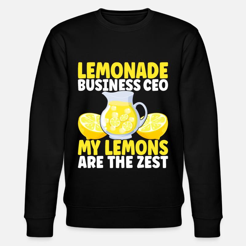 Lemonade Lemonade stand - Stanley/Stella CHANGER Unisex Organic Sweatshirt - black