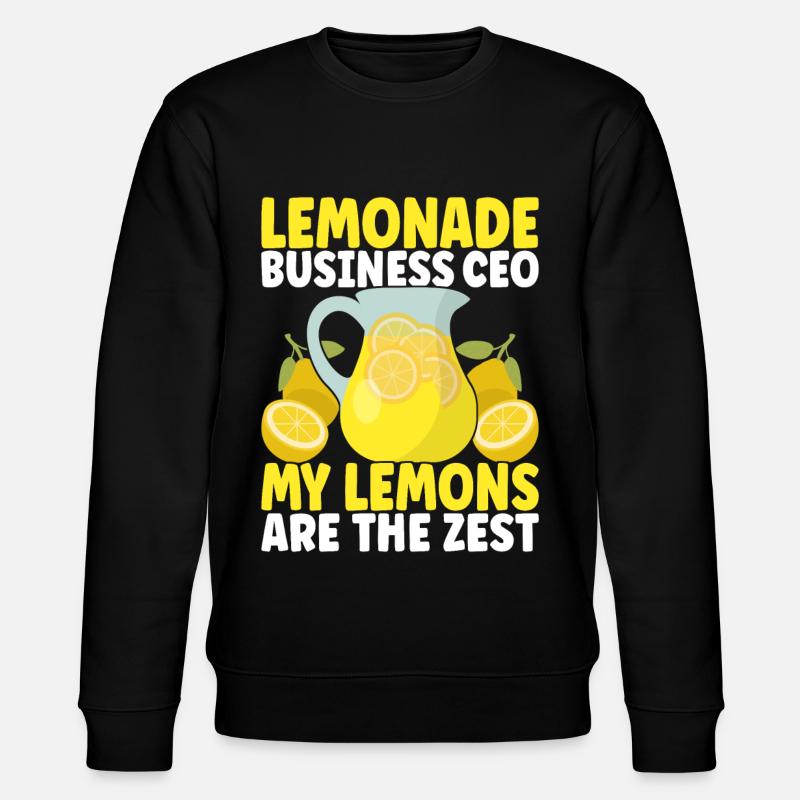 Lemonade Lemonade stand - Stanley/Stella CHANGER Unisex Organic Sweatshirt - black