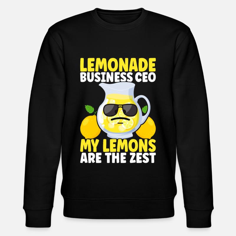 Lemonade Lemonade stand - Stanley/Stella CHANGER Unisex Organic Sweatshirt - black