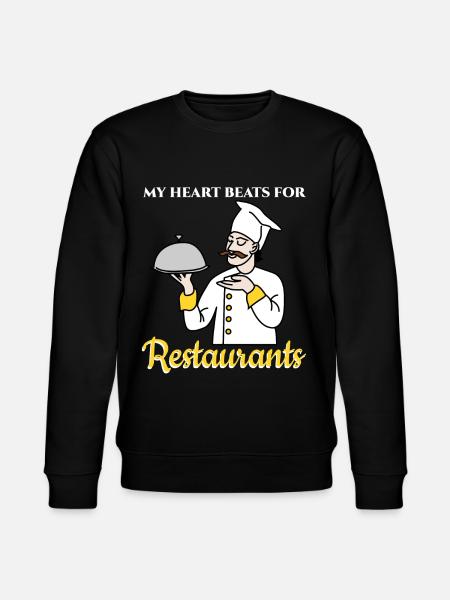 Restaurant Chef good food - Stanley/Stella CHANGER Unisex Organic Sweatshirt - black