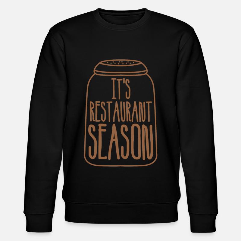 Restaurant Koch Kochen Kellner - Stanley/Stella Unisex Bio-Sweatshirt CHANGER  - Schwarz