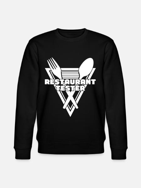 Restauranttester Restaurant Kochmesser - Stanley/Stella Unisex Bio-Sweatshirt CHANGER  - Schwarz