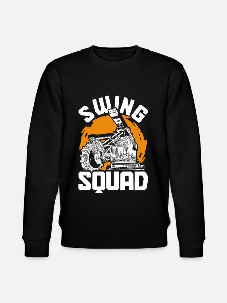 Baggerfahrer Swing Squad - Stanley/Stella Unisex Bio-Sweatshirt CHANGER  - Schwarz