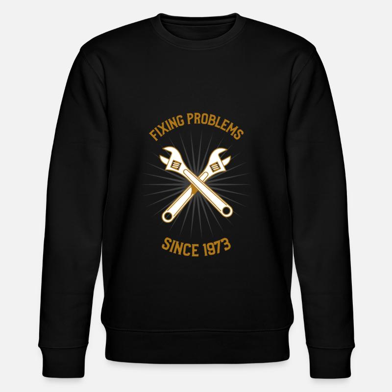 Fixing Problems Since 1873 - Stanley/Stella Unisex Bio-Sweatshirt CHANGER  - Schwarz