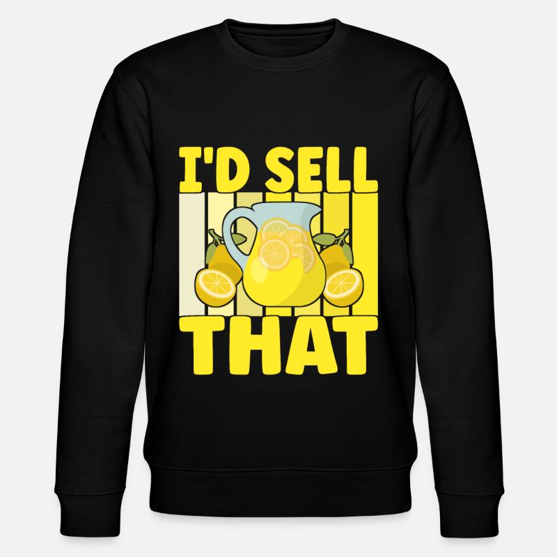 Stand de limonade Lemonade - Sweat bio CHANGER Stanley/Stella Unisexe - noir