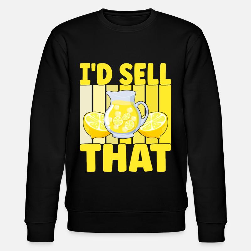 Stand de limonade Lemonade - Sweat bio CHANGER Stanley/Stella Unisexe - noir