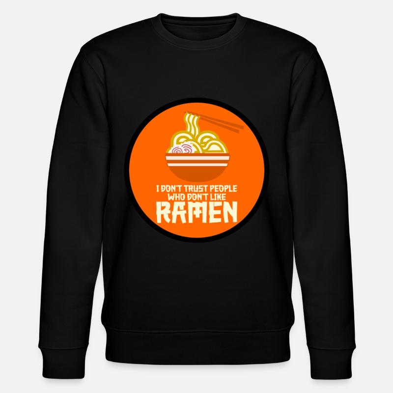 Soupe de nouilles ramen - Sweat bio CHANGER Stanley/Stella Unisexe - noir