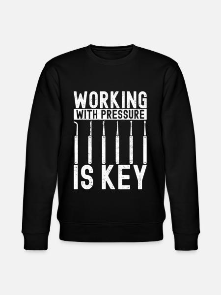 SchlĂĽsseldienst Locksmith Dietrich - Stanley/Stella CHANGER Unisex Organic Sweatshirt - black