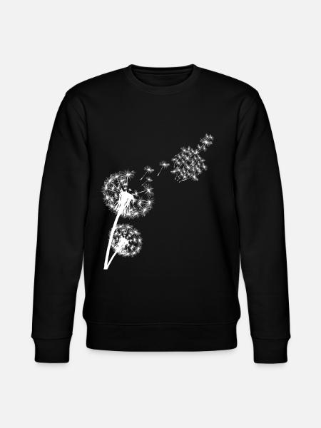 Mittelfinger Pusteblume Beleidigung - Stanley/Stella Unisex Bio-Sweatshirt CHANGER - Schwarz