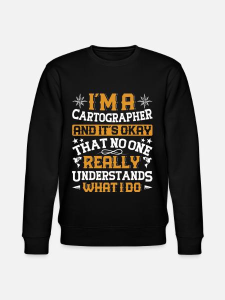 Cartographers - Stanley/Stella CHANGER Unisex Organic Sweatshirt - black