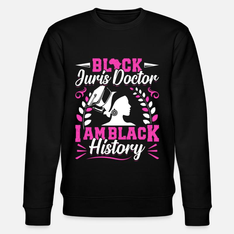 Doctorate Degree great - Stanley/Stella CHANGER Unisex Organic Sweatshirt - black