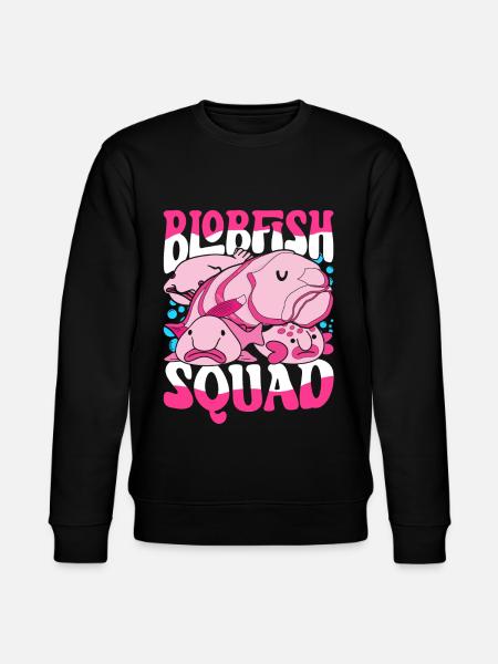Blobfisch Blobfish Squad - Stanley/Stella CHANGER Unisex Organic Sweatshirt - black