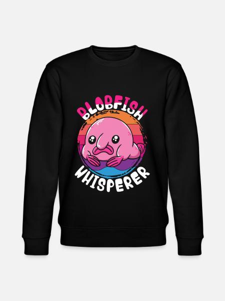 Blobfisch Blobfish Whisperer - Stanley/Stella CHANGER Unisex Organic Sweatshirt - black