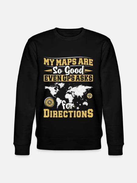 Cartographers - Stanley/Stella CHANGER Unisex Organic Sweatshirt - black
