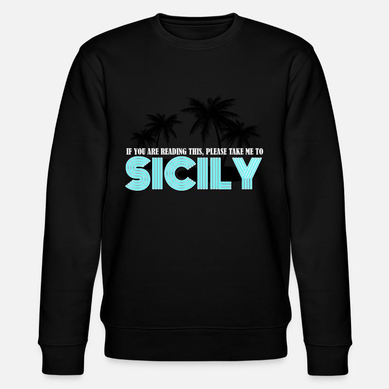Vacances en Sicile - Sweat bio CHANGER Stanley/Stella Unisexe - noir