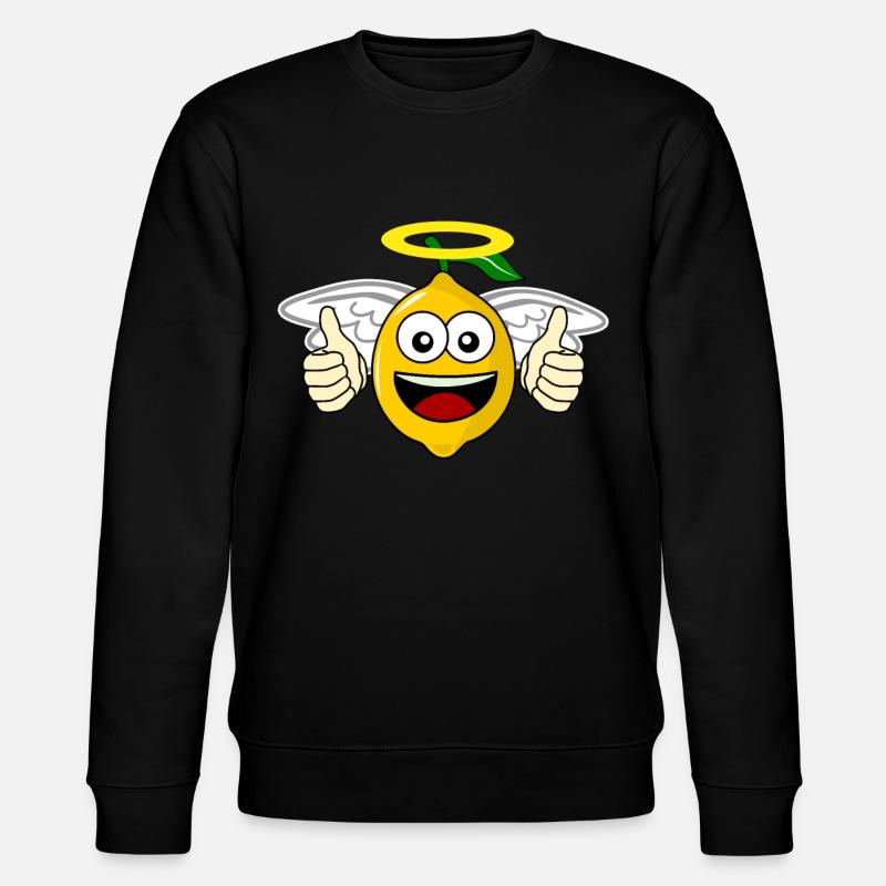 Lemon Angel Lemon - Stanley/Stella CHANGER Unisex Organic Sweatshirt - black