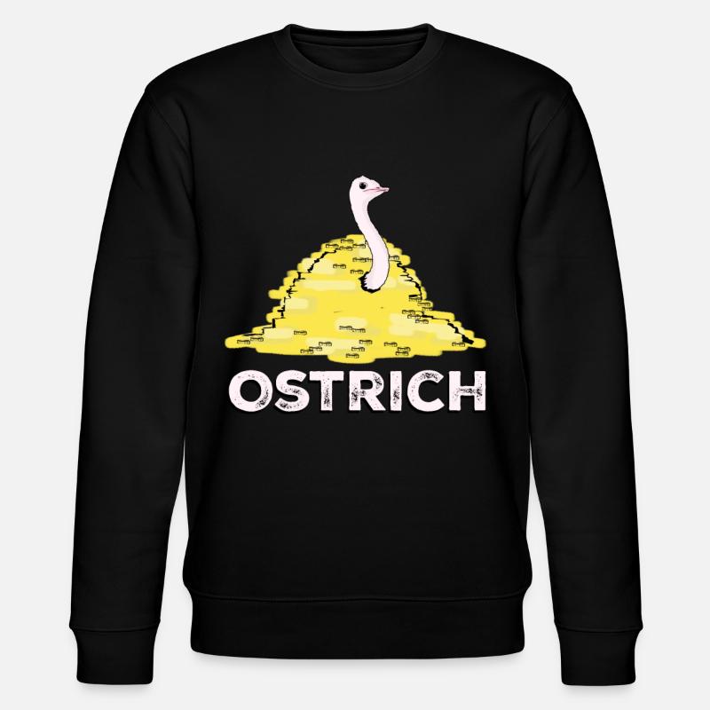 Autruche riche - Sweat bio CHANGER Stanley/Stella Unisexe - noir