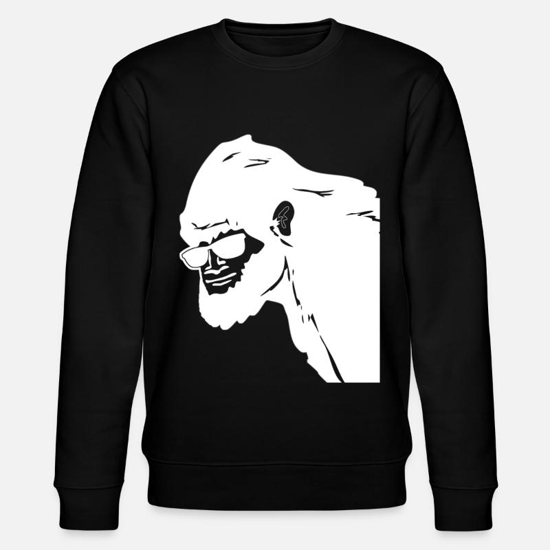 Bigfoot with sunglasses - Stanley/Stella CHANGER Unisex Organic Sweatshirt - black