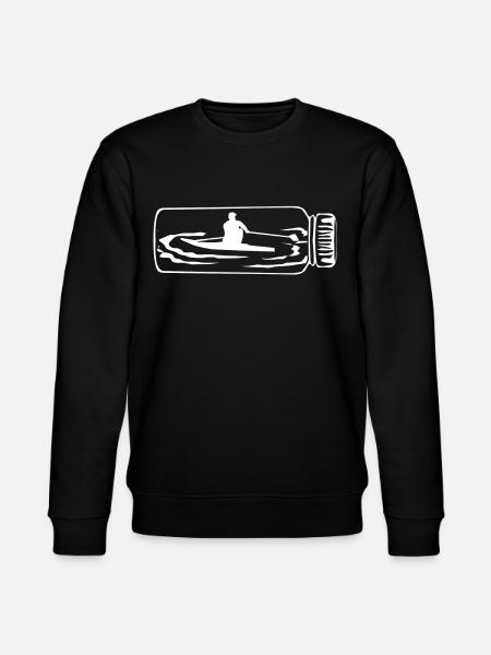 Canoeing, rowing, rowing, rowing, rowing - Stanley/Stella CHANGER Unisex Organic Sweatshirt - black