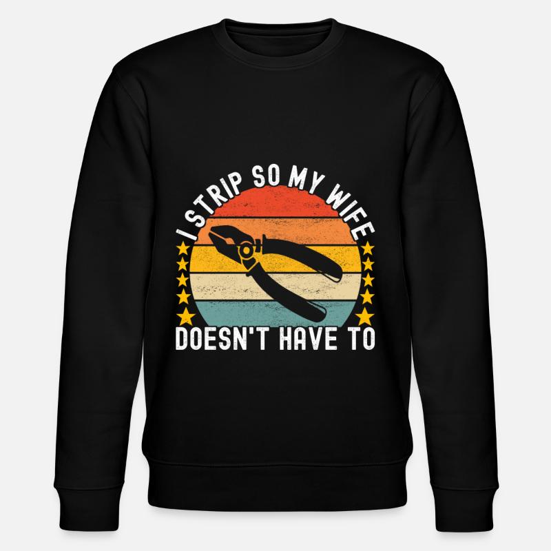 Electrician Electronics Technician - Stanley/Stella CHANGER Unisex Organic Sweatshirt - black