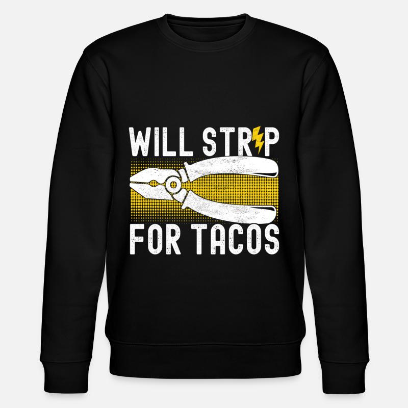 Electrician Electronics Technician - Stanley/Stella CHANGER Unisex Organic Sweatshirt - black