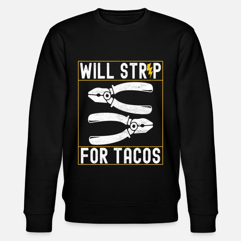 Electrician Electronics Technician - Stanley/Stella CHANGER Unisex Organic Sweatshirt - black