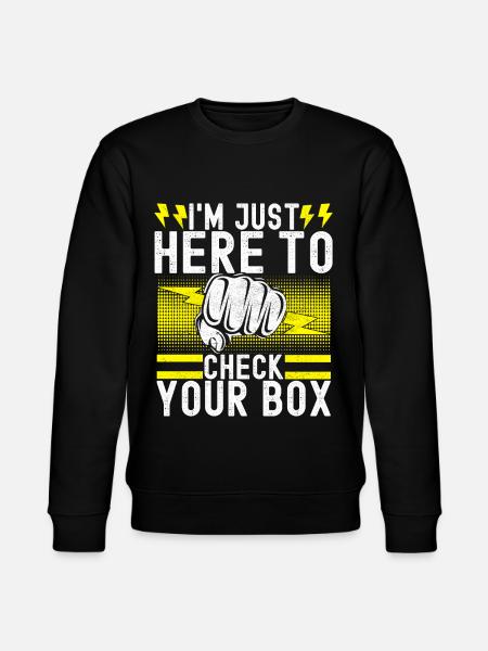 Electrician Electronics Technician - Stanley/Stella CHANGER Unisex Organic Sweatshirt - black