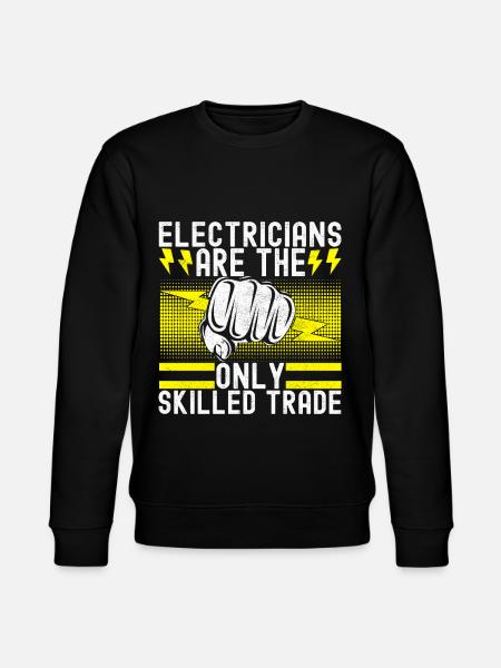 Electrician Electronics Technician - Stanley/Stella CHANGER Unisex Organic Sweatshirt - black