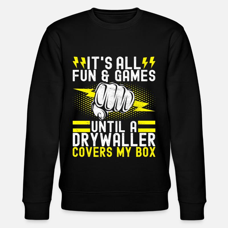 Electrician Electronics Technician - Stanley/Stella CHANGER Unisex Organic Sweatshirt - black